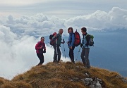 La nostra prima in MONTE SECCO (2293 m) …tra le nuvole ! il 1 novembre 2013  - FOTOGALLERY